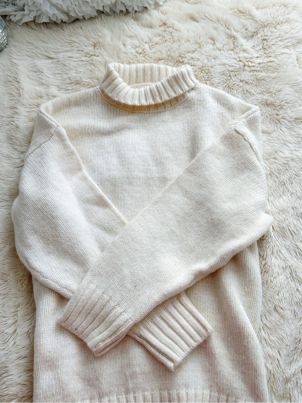 ASOS DESIGN chunky knit mock neck sweater
